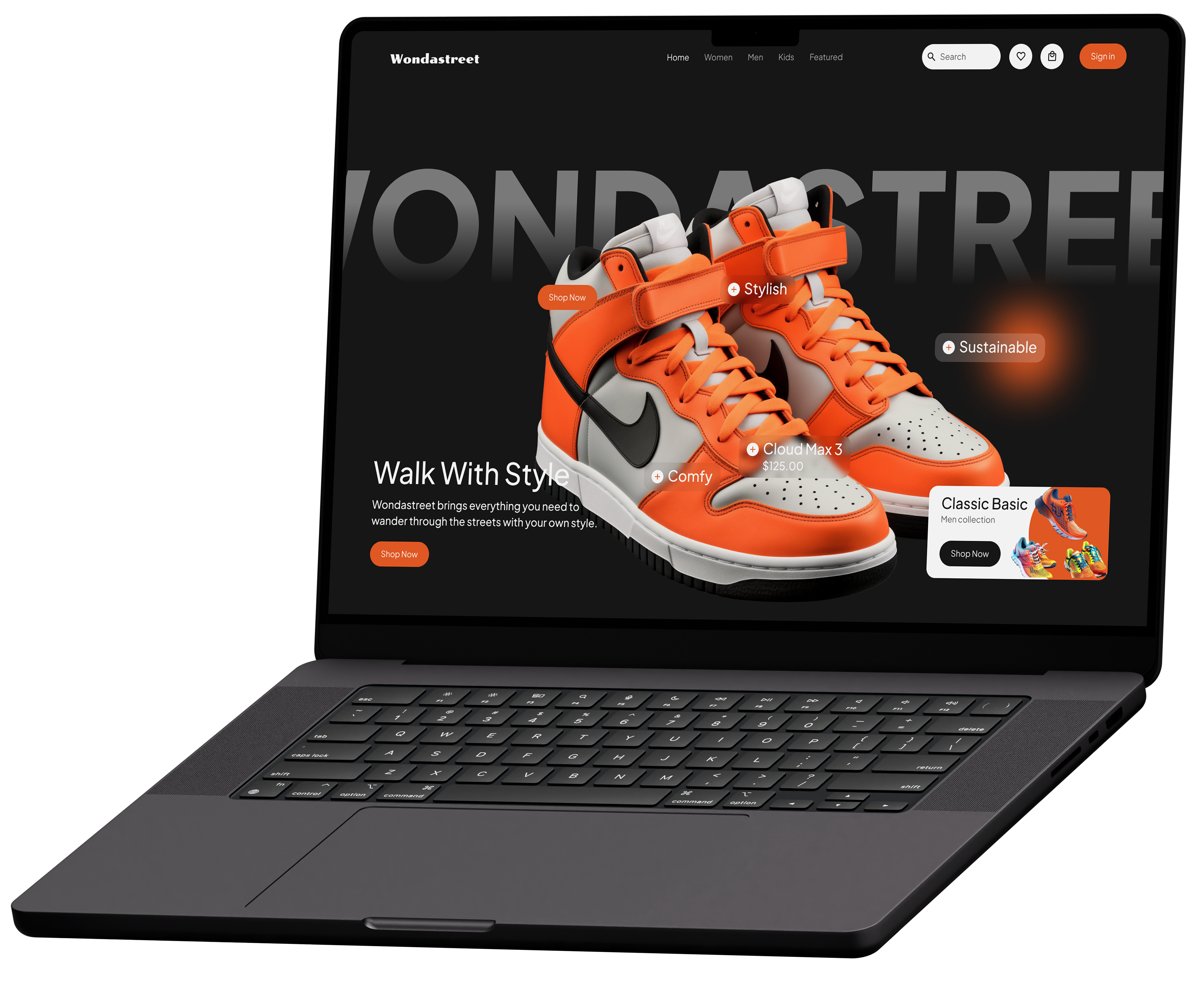 WONDASTREET project screenshot